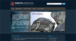 Desktop Screenshot of direitodamedicina.sanchoeassociados.com